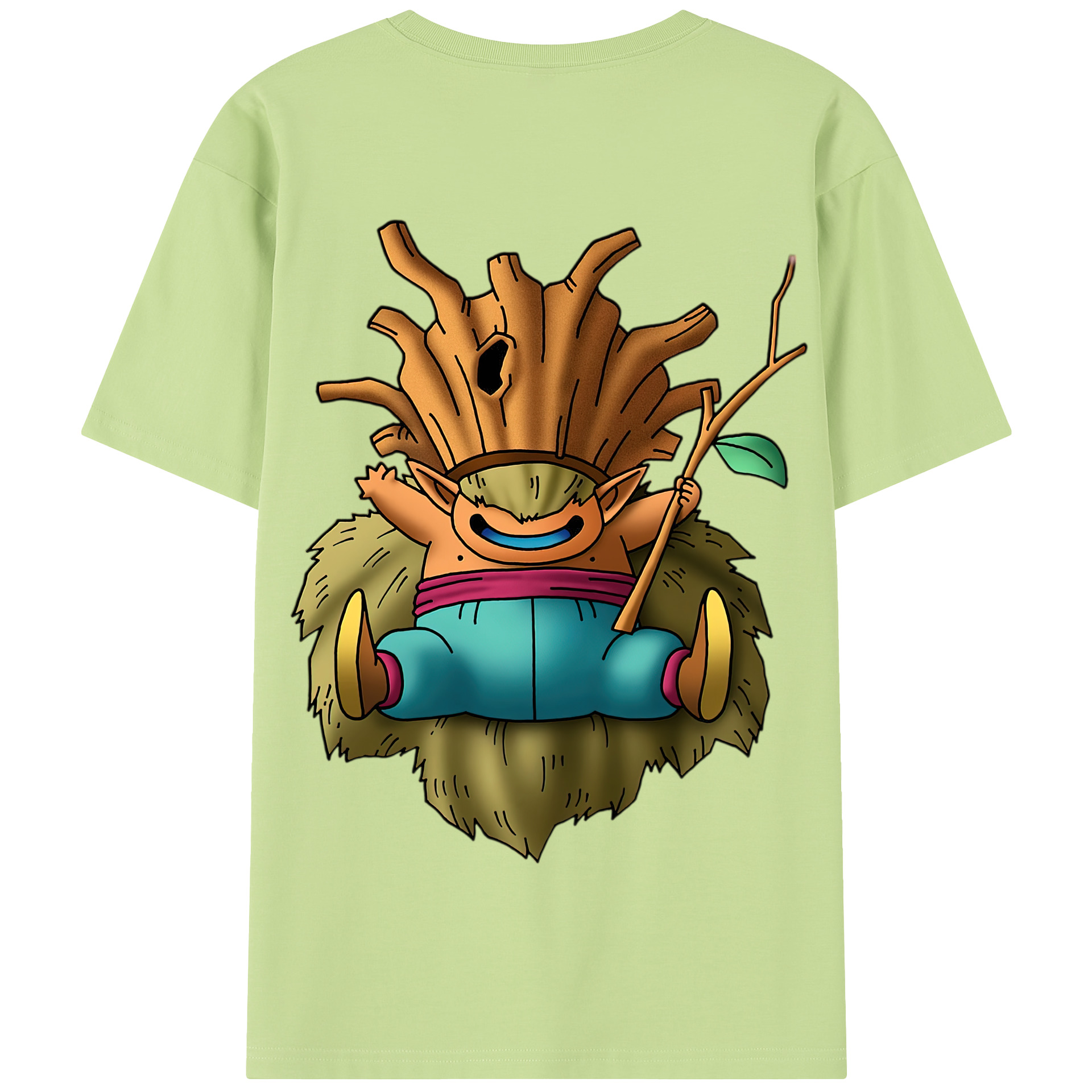 （画像用） ドラゴンクエスト Doragon Kuesuto Dragon Quest 綿100％半袖Tシャツ（背面プリント）